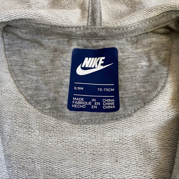 Nike Boys Onesie Zipper - Picture 3 of 3